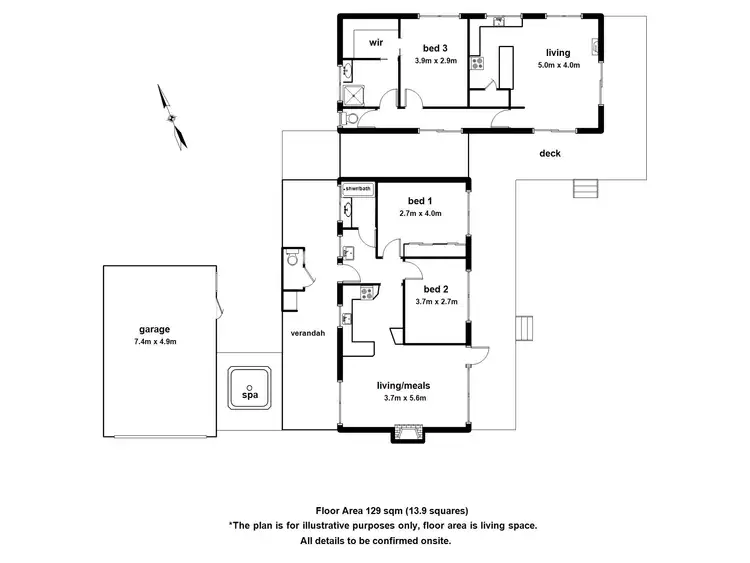 Floorplan of Homely house listing, 7-9 Hazford Street, Healesville VIC 3777