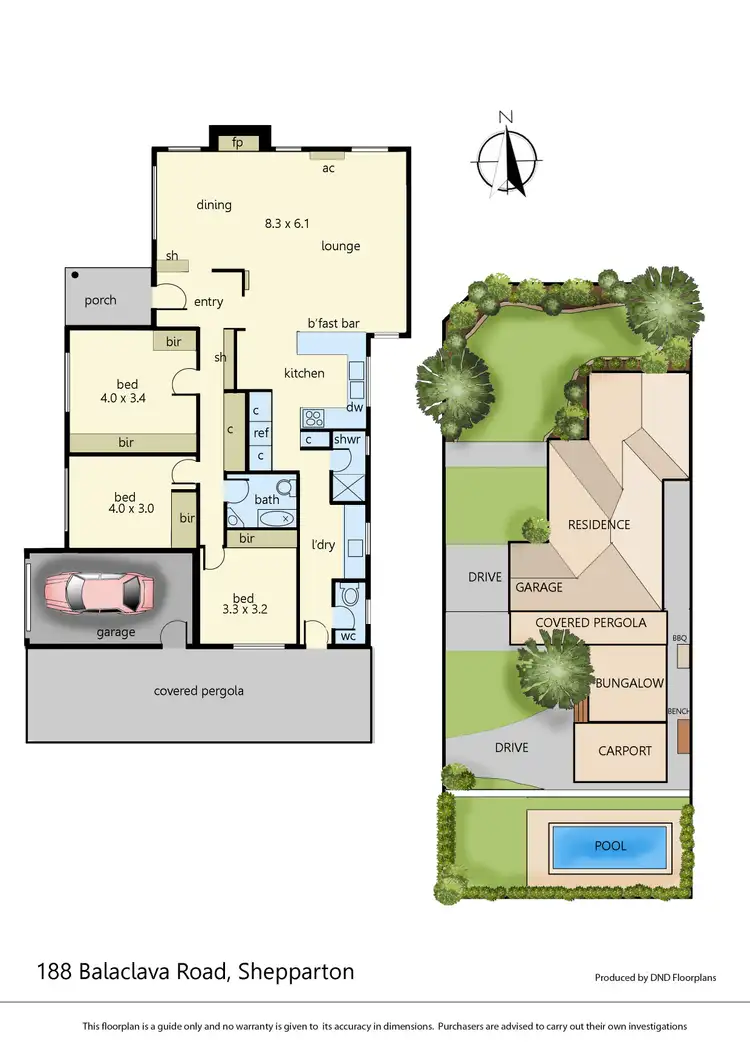 Floorplan of Homely house listing, 188 Balaclava Road, Shepparton VIC 3630