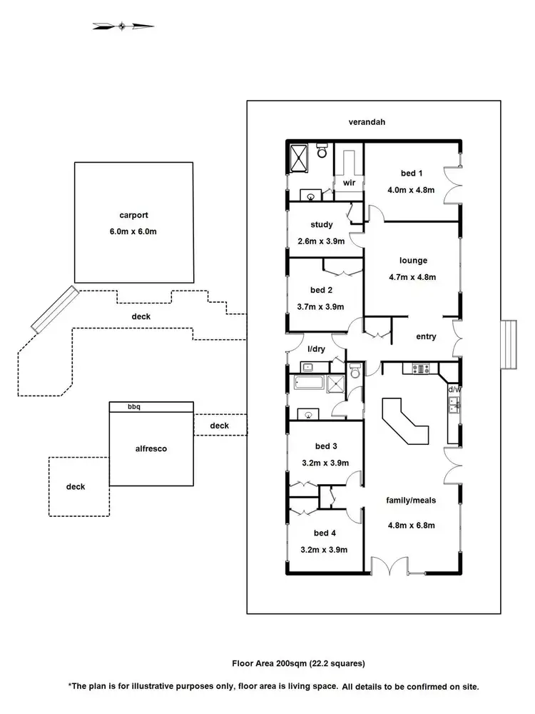 Floorplan of Homely house listing, 50 Zoe Louise Drive, Healesville VIC 3777