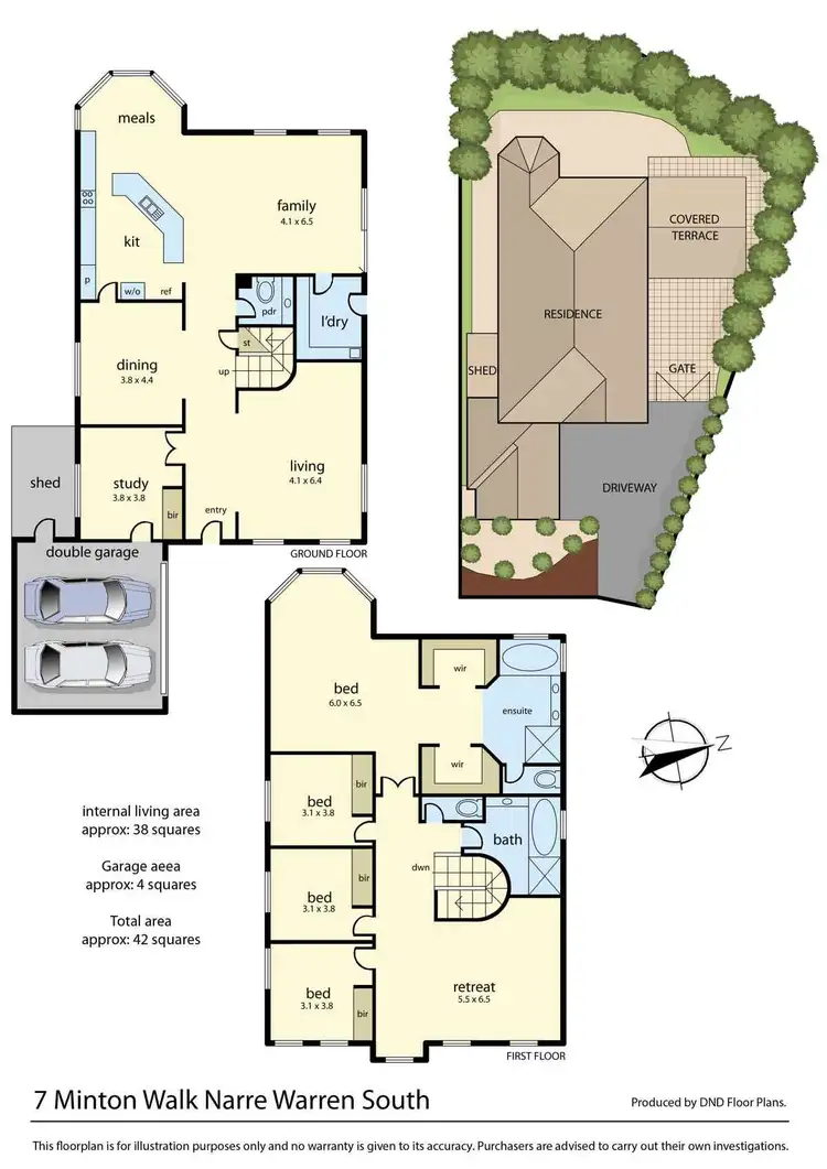 Floorplan of Homely house listing, 7 Minton Walk, Narre Warren South VIC 3805