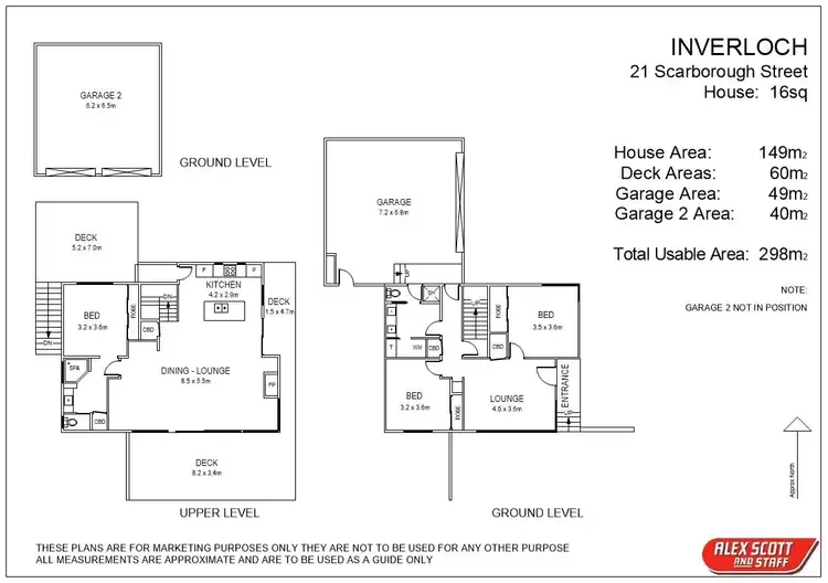 Floorplan of Homely house listing, 21 Scarborough Street, Inverloch VIC 3996