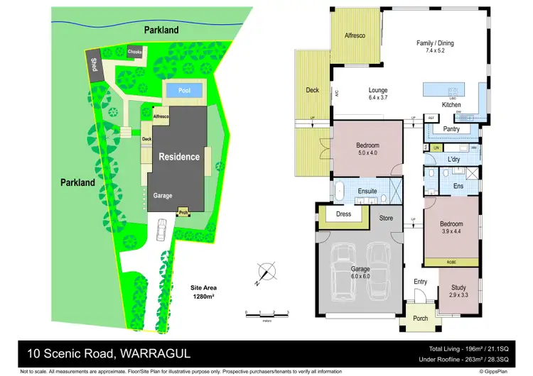 Floorplan of Homely house listing, 10 Scenic Road, Warragul VIC 3820