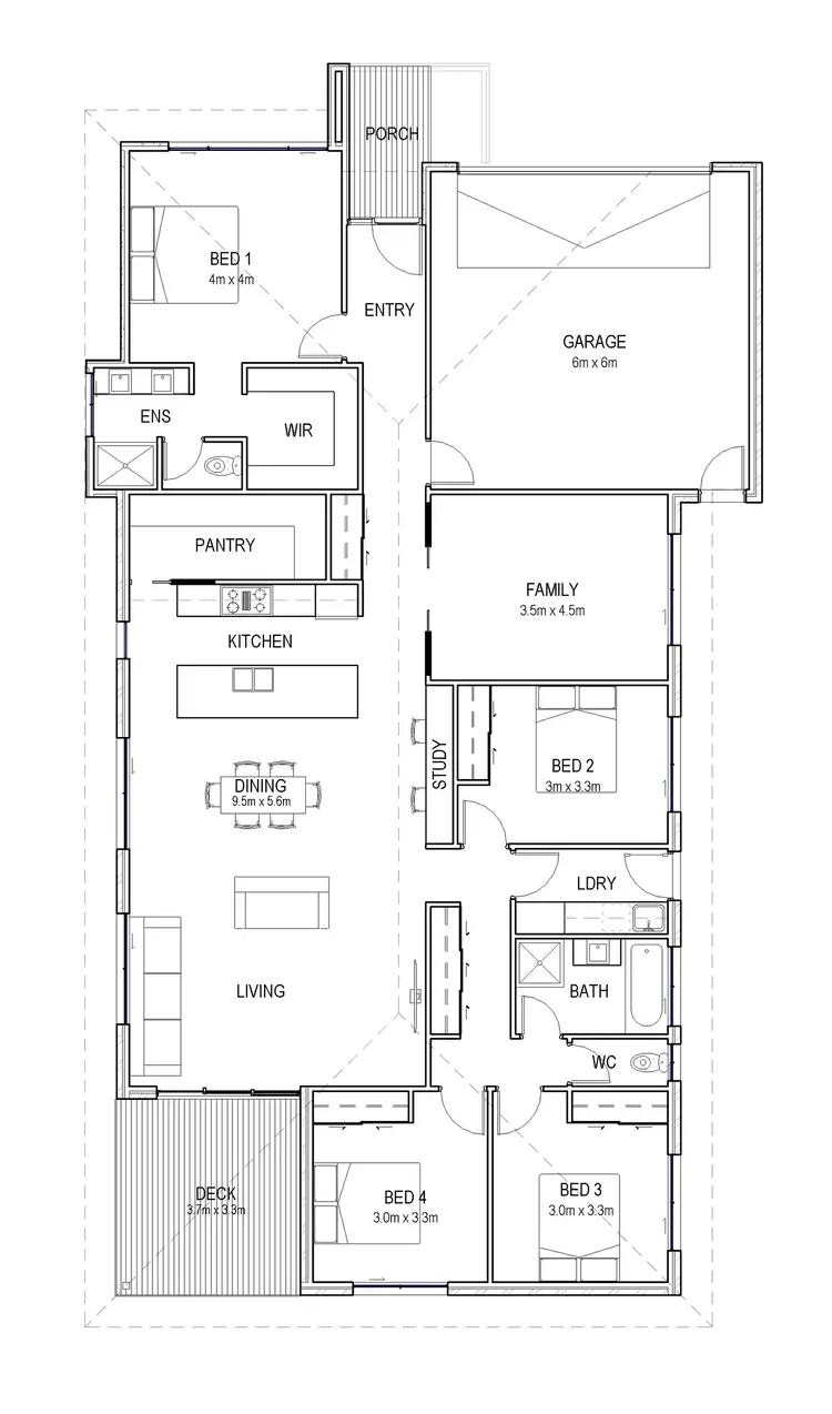 Floorplan of Homely house listing, 17 O'BRIEN CIRCUIT, Wonthaggi VIC 3995