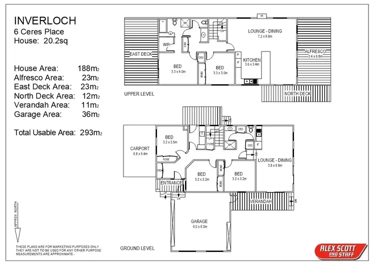 Floorplan of Homely house listing, 6 Ceres Place, Inverloch VIC 3996
