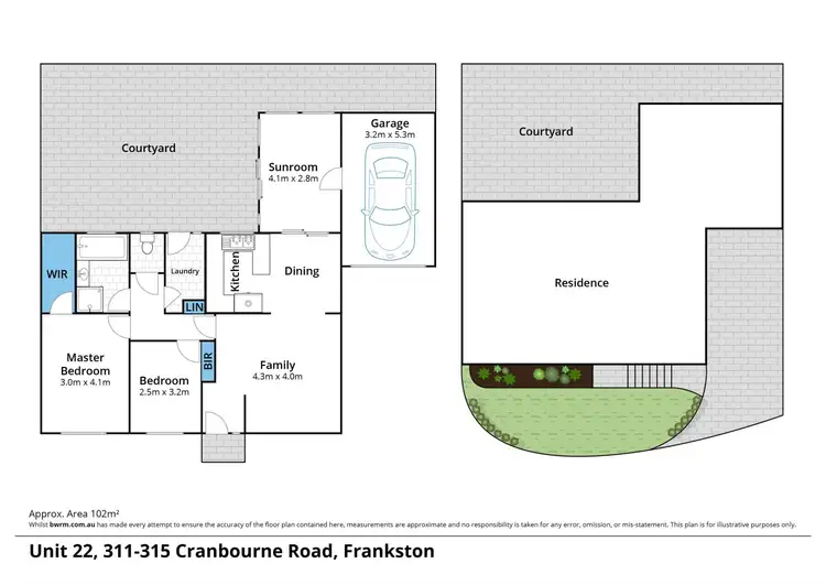 Floorplan of Homely unit listing, 22/311-317 Cranbourne Road, Frankston VIC 3199