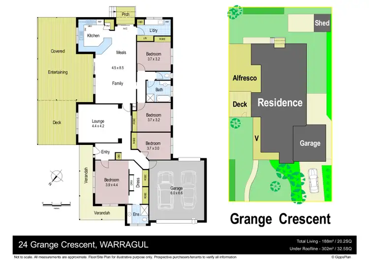 Floorplan of Homely house listing, 24 Grange Crescent, Warragul VIC 3820