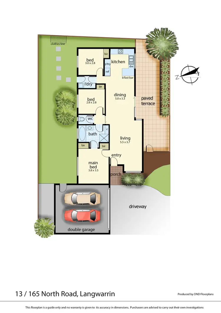 Floorplan of Homely unit listing, 13/165 North Road, Langwarrin VIC 3910