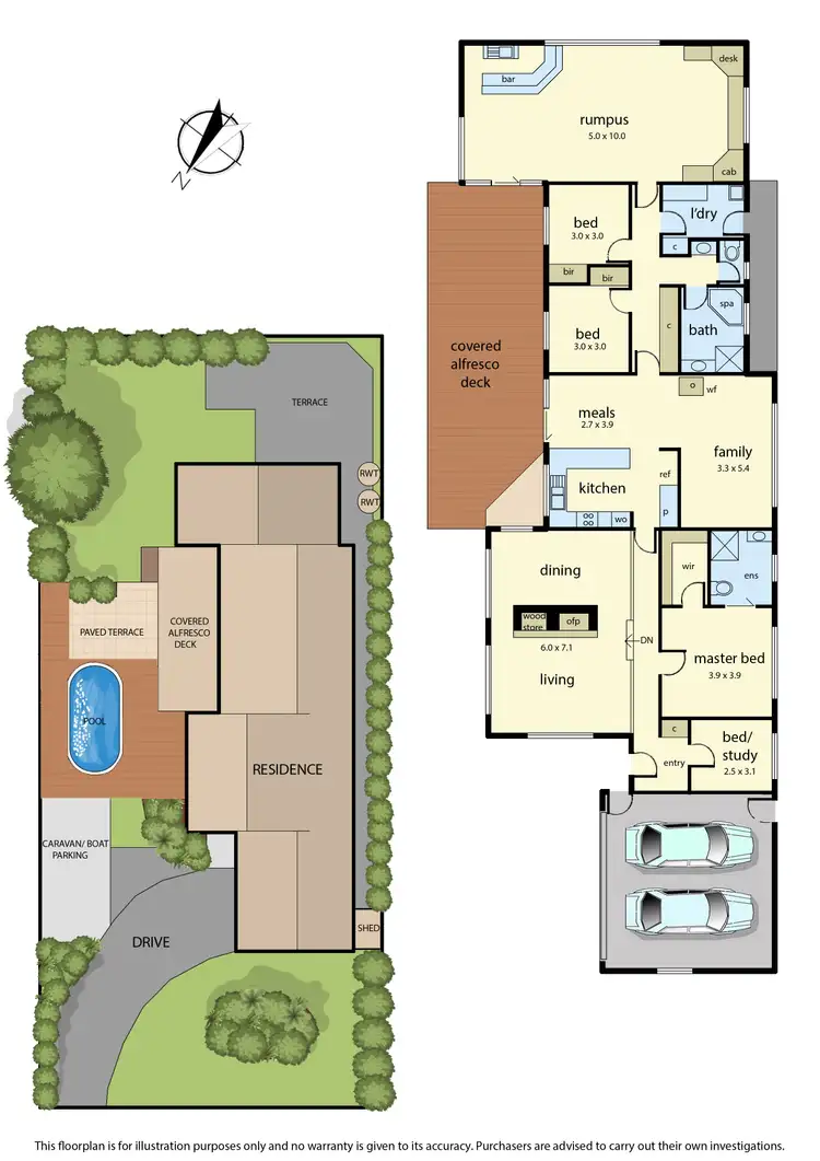 Floorplan of Homely house listing, 64 Chesterfield Road, Somerville VIC 3912
