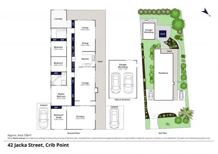 Floorplan of Homely house listing, 42 Jacka Street, Crib Point VIC 3919