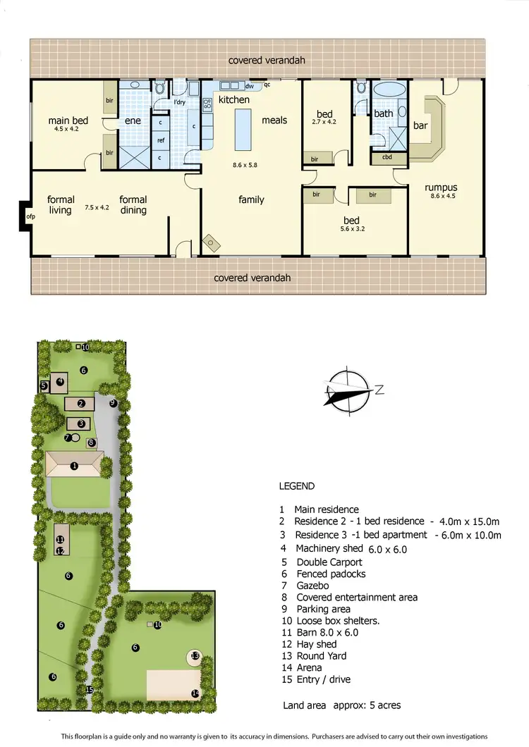 Floorplan of Homely rural property listing, 12 Carpenters Lane North, Hastings VIC 3915