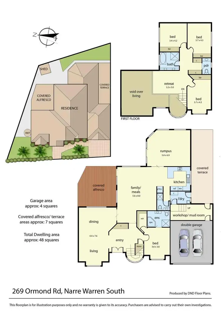 Floorplan of Homely house listing, 269 Ormond Road, Narre Warren South VIC 3805