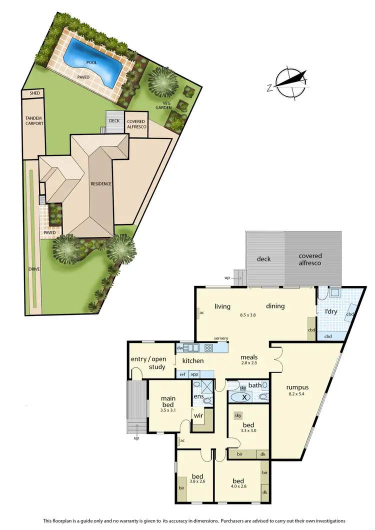 Floorplan of Homely house listing, 5 Zammit Court, Frankston VIC 3199