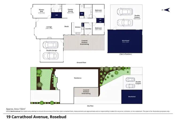 Floorplan of Homely house listing, 19 Carrathool Avenue, Rosebud VIC 3939