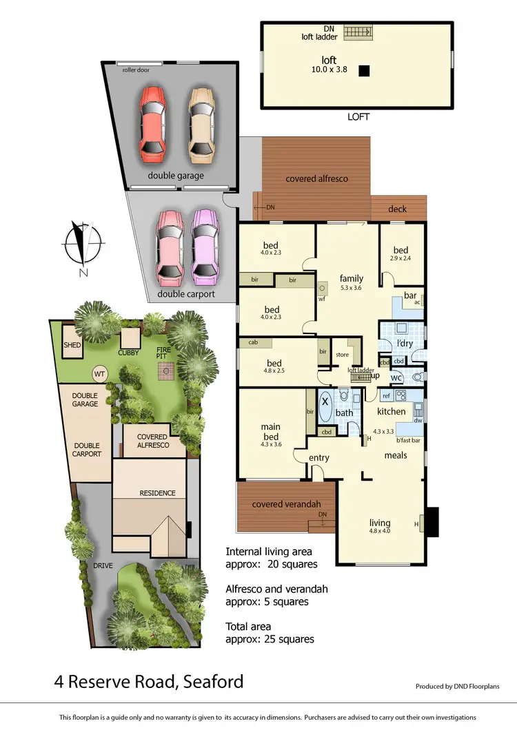 Floorplan of Homely house listing, 4 Reserve Road, Seaford VIC 3198