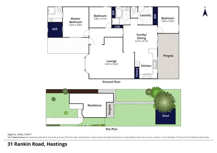 Floorplan of Homely house listing, 31 Rankin Road, Hastings VIC 3915