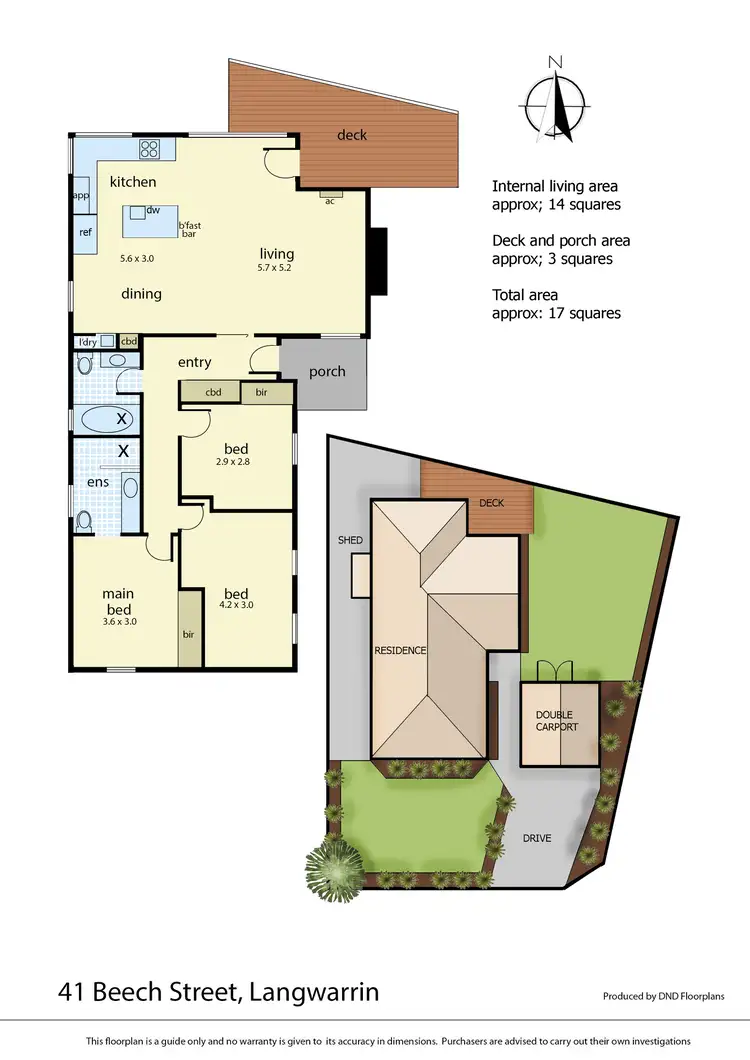 Floorplan of Homely house listing, 41 Beech Street, Langwarrin VIC 3910