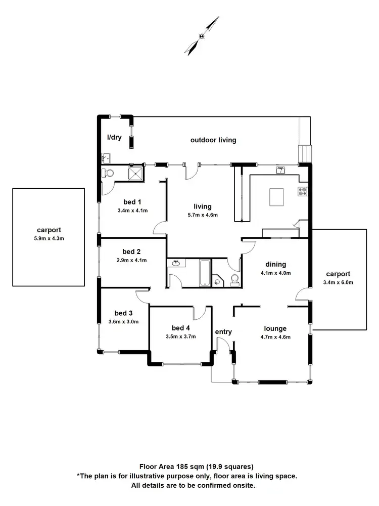 Floorplan of Homely house listing, 5 Crowley Road, Healesville VIC 3777