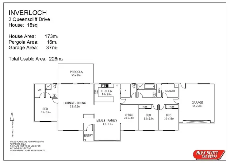 Floorplan of Homely house listing, 2 Queenscliff Drive, Inverloch VIC 3996