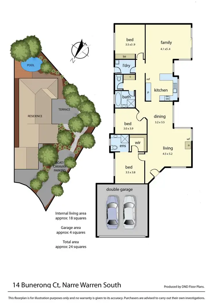 Floorplan of Homely house listing, 14 Bunerong Court, Narre Warren South VIC 3805