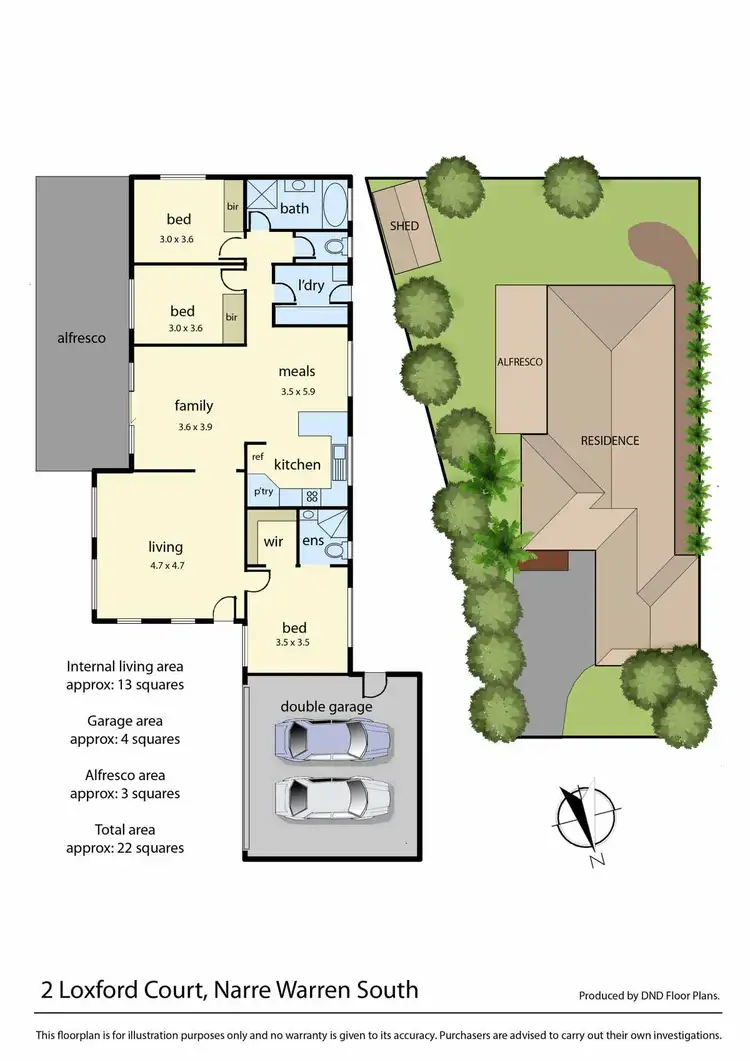 Floorplan of Homely house listing, 2 Loxford Court, Narre Warren South VIC 3805