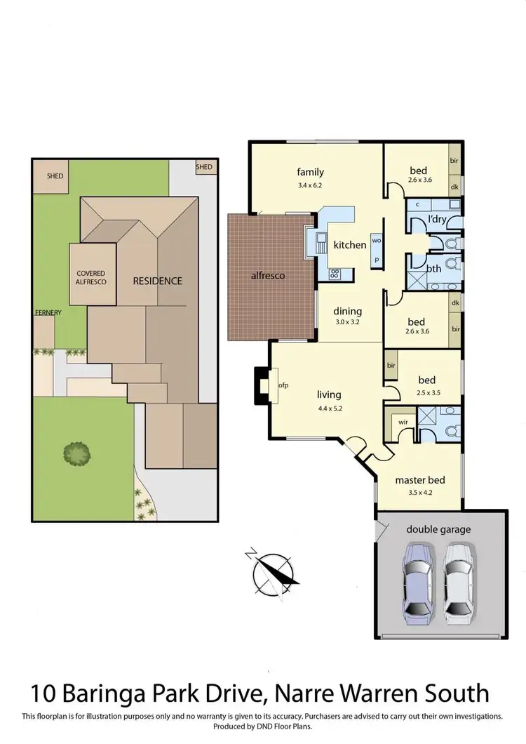 Floorplan of Homely house listing, 10 Baringa Park Drive, Narre Warren South VIC 3805