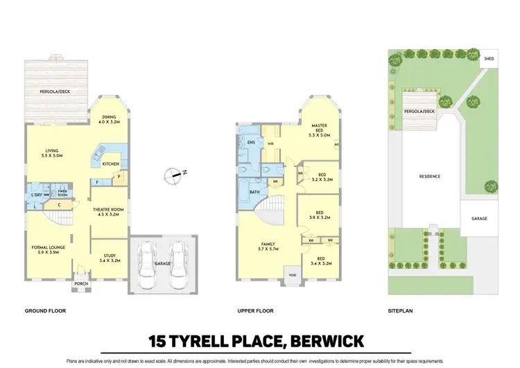 Floorplan of Homely house listing, 15 Tyrell Place, Berwick VIC 3806