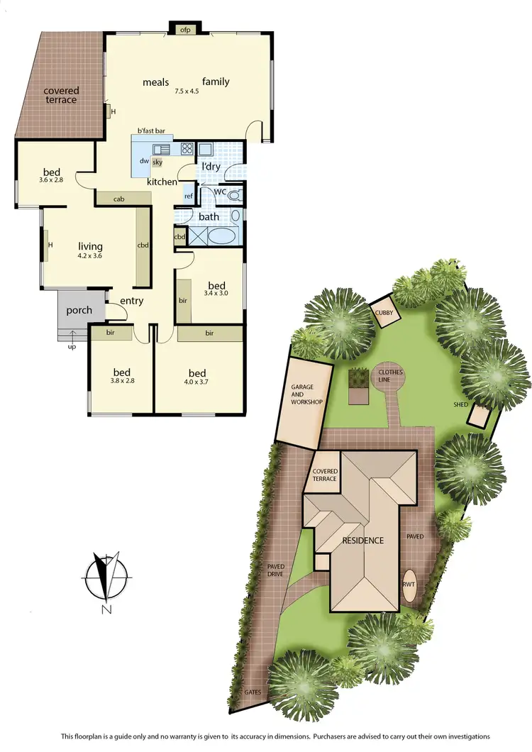 Floorplan of Homely house listing, 6 Seaton Court, Somerville VIC 3912