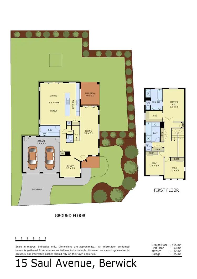 Floorplan of Homely house listing, 15 Saul Avenue, Berwick VIC 3806