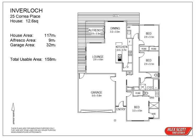 Floorplan of Homely house listing, 25 Correa Place, Inverloch VIC 3996