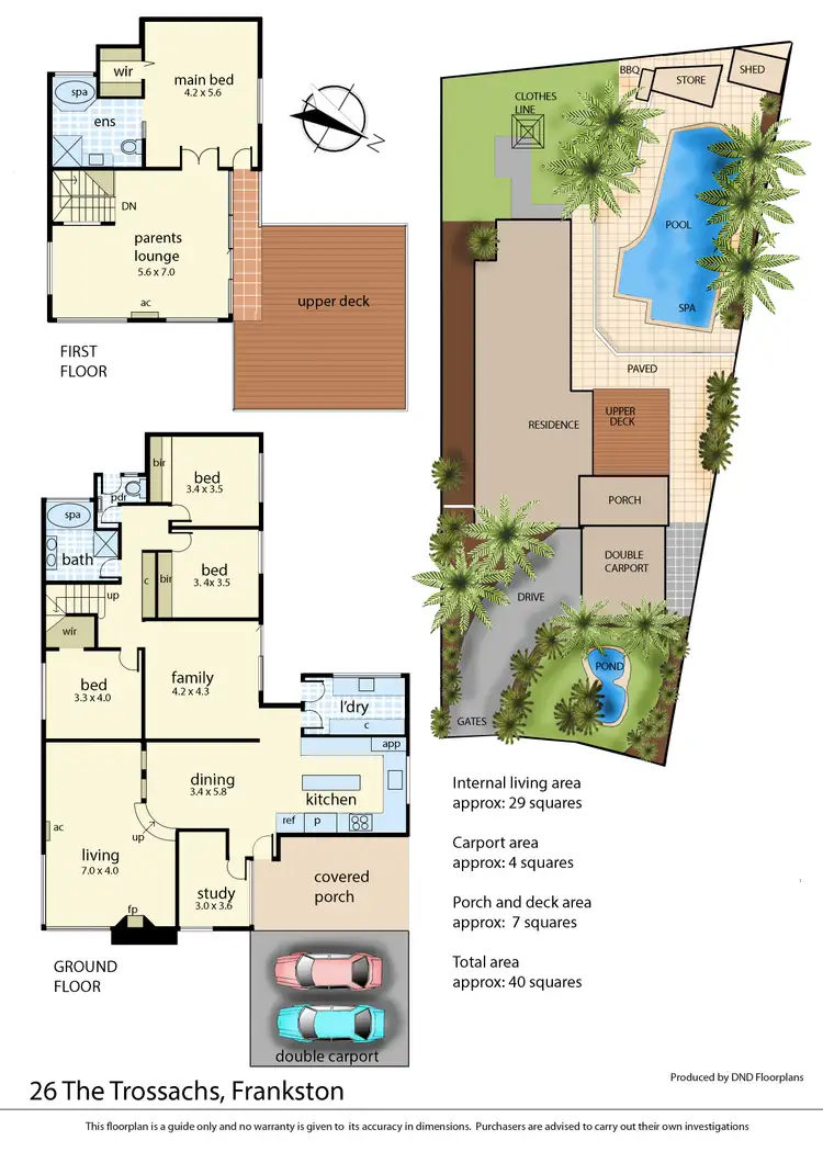 Floorplan of Homely house listing, 26 The Trossachs, Frankston VIC 3199