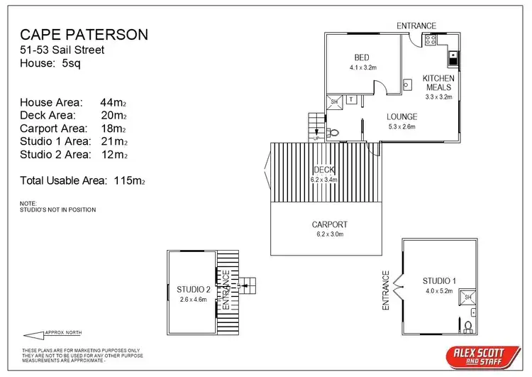 Floorplan of Homely house listing, 51-53 Sail Street, Cape Paterson VIC 3995