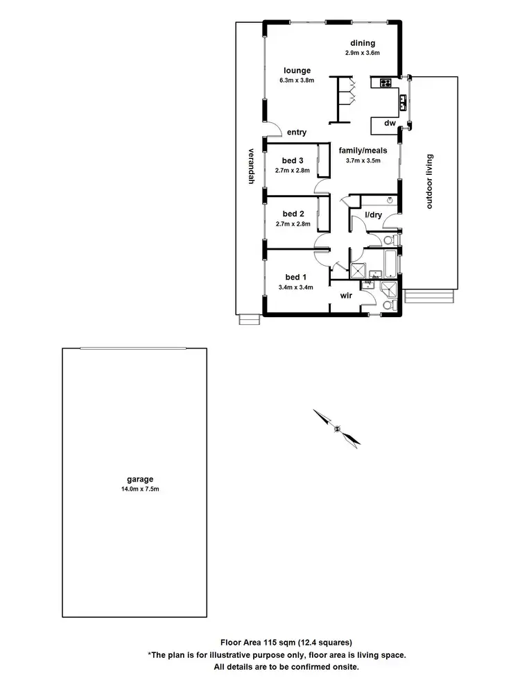 Floorplan of Homely house listing, 25 Don Road, Healesville VIC 3777