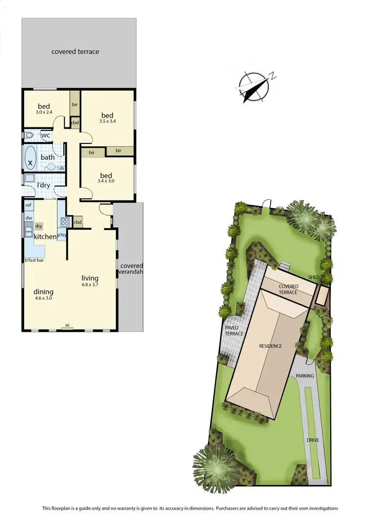 Floorplan of Homely house listing, 6 Montrose Avenue, Somerville VIC 3912