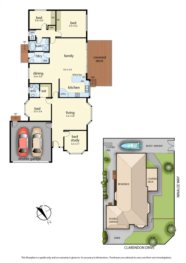 Floorplan of Homely house listing, 142 Clarendon Drive, Somerville VIC 3912