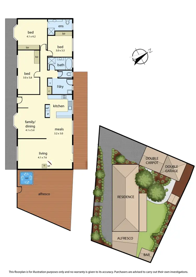 Floorplan of Homely house listing, 2 Diane Court, Somerville VIC 3912
