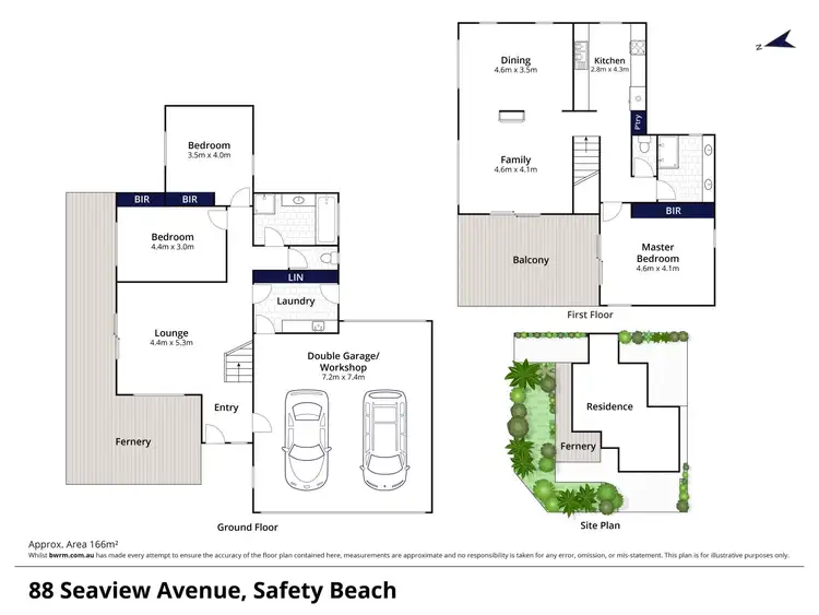 Floorplan of Homely house listing, 88 Seaview Avenue, Safety Beach VIC 3936