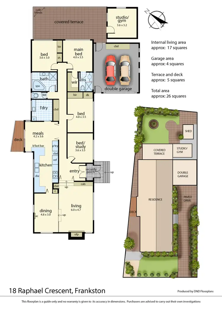 Floorplan of Homely house listing, 18 Raphael Crescent, Frankston VIC 3199