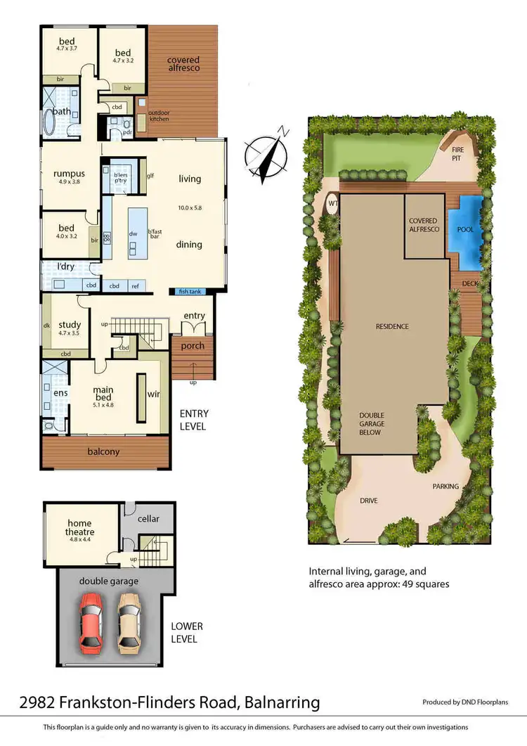 Floorplan of Homely house listing, 2982 Frankston Flinders Road, Balnarring VIC 3926
