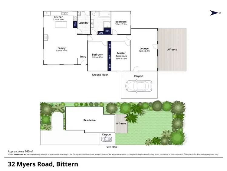 Floorplan of Homely house listing, 32 Myers Road, Bittern VIC 3918