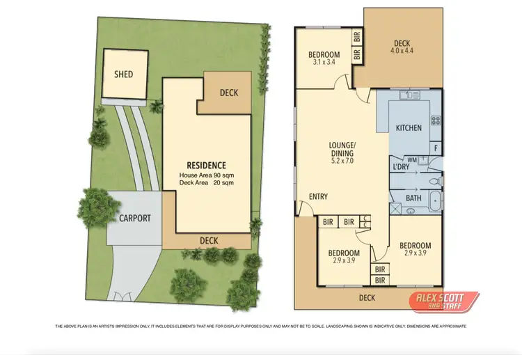 Floorplan of Homely house listing, 38 Anderson Avenue, Inverloch VIC 3996