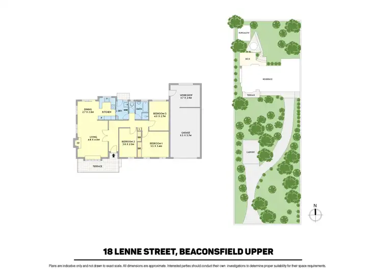 Floorplan of Homely house listing, 18 Lenne Street, Beaconsfield Upper VIC 3808