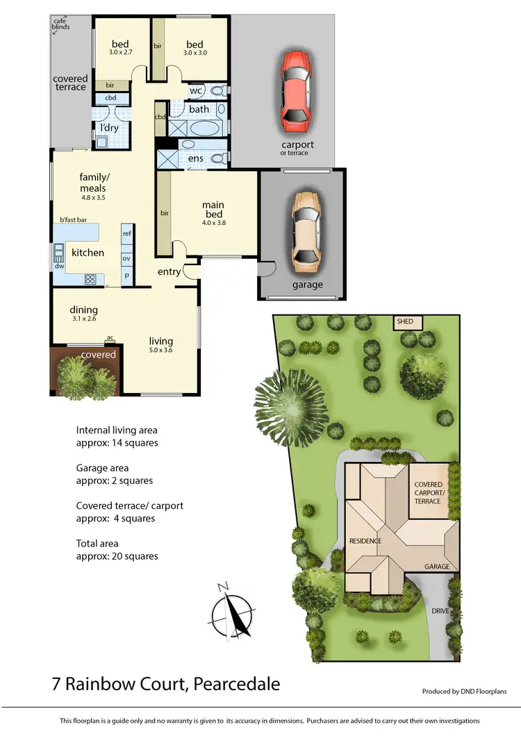 Floorplan of Homely house listing, 7 Rainbow Court, Pearcedale VIC 3912