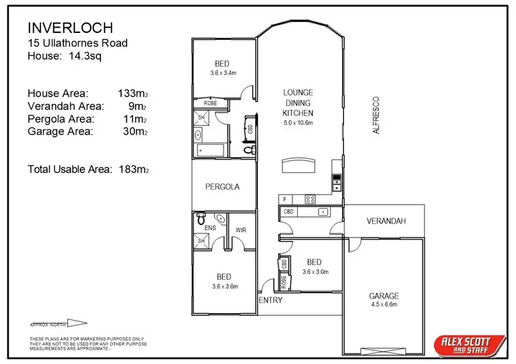 Floorplan of Homely house listing, 15 Ullathornes Road, Inverloch VIC 3996