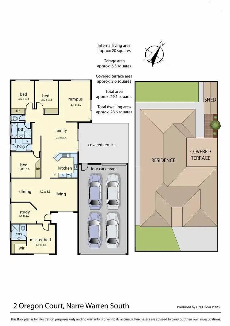 Floorplan of Homely house listing, 2 Oregon Court, Narre Warren South VIC 3805