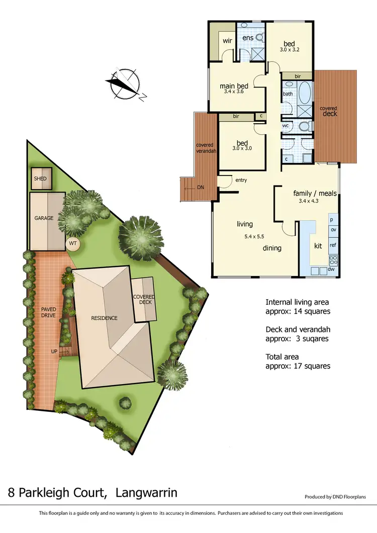 Floorplan of Homely house listing, 8 Parkleigh Court, Langwarrin VIC 3910