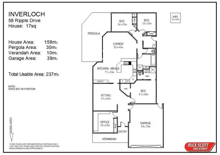 Floorplan of Homely house listing, 58 Ripple Drive, Inverloch VIC 3996