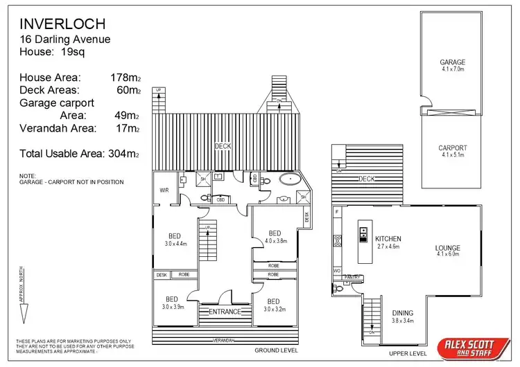Floorplan of Homely house listing, 16 Darling Avenue, Inverloch VIC 3996