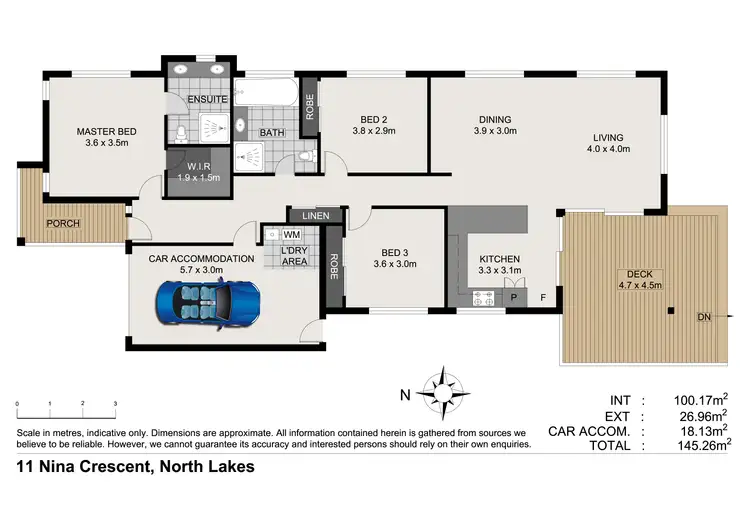 Floorplan of Homely house listing, 11 Nina Crescent, North Lakes QLD 4509