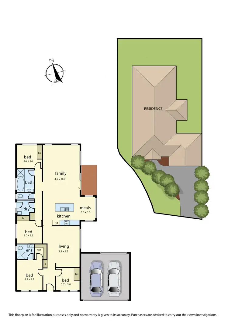 Floorplan of Homely house listing, 1 Angelina Way, Somerville VIC 3912