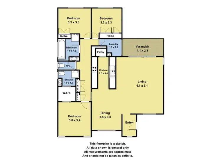 Floorplan of Homely house listing, 17 Blue Wren Way, Inverloch VIC 3996